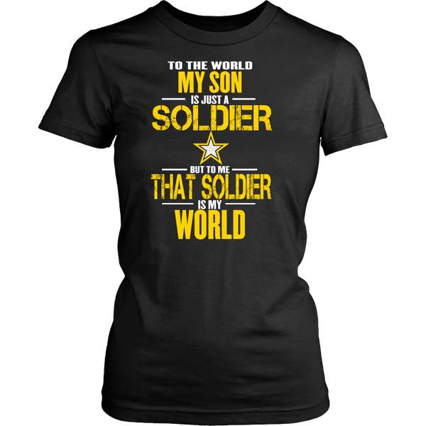 Army - Son is a Soldier - Design on front