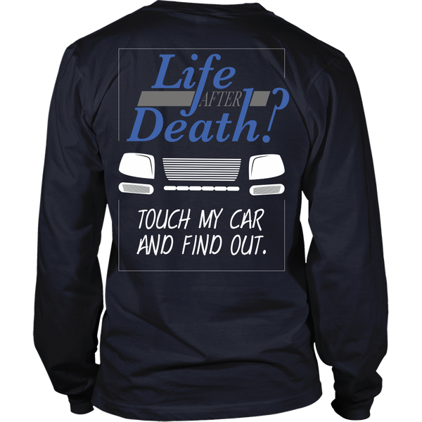 Car Lover - Life After Death?  Touch My Bike And Find Out - Back Design