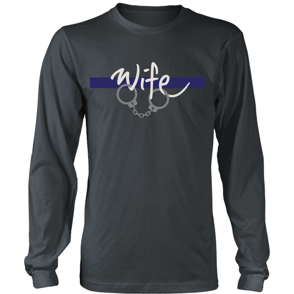 Police - Thin Blue Line Wife - Front Design