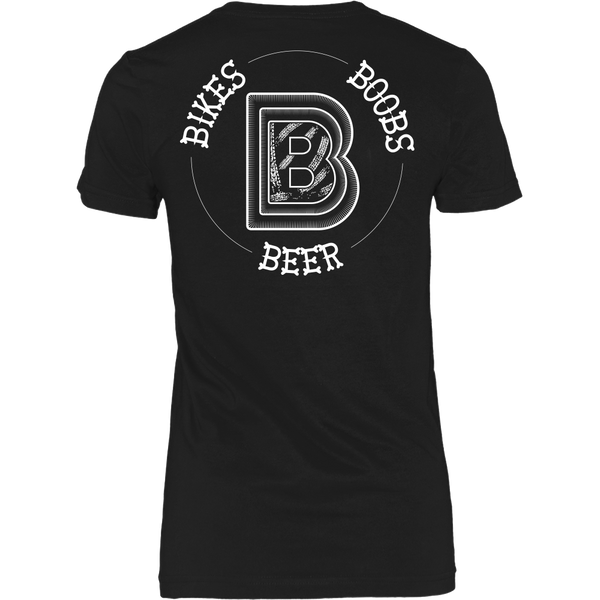 Bikes, Boobs and Beer - Back Design