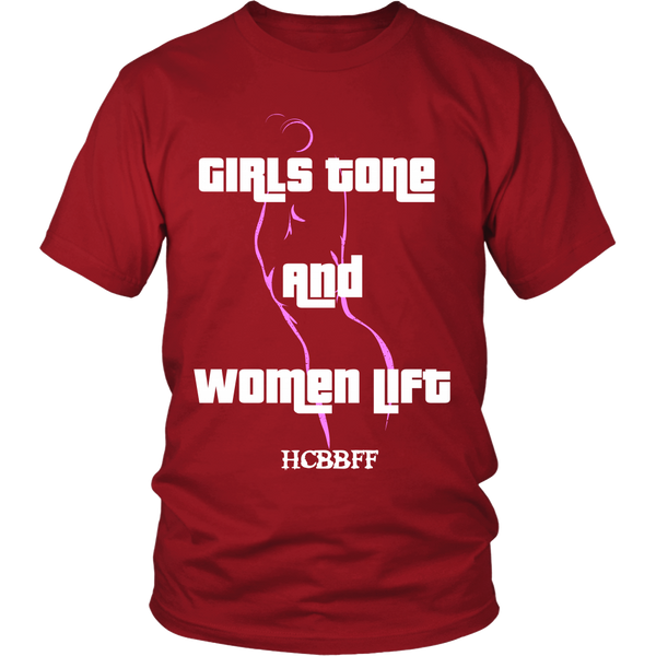 HCBBFF - (Outline) Girls Tone And Women Lift - Front Design