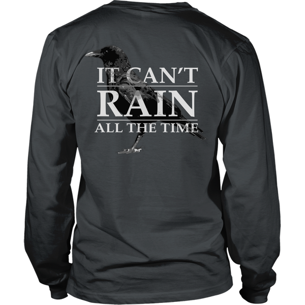 The Crow Inspired - It Can't Rain All The Time - Back Design