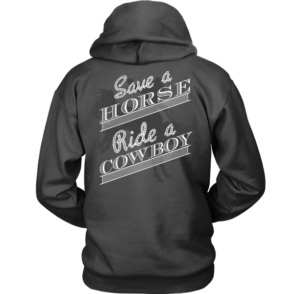 Country - Save A Horse, Ride A Cowboy - Back Design