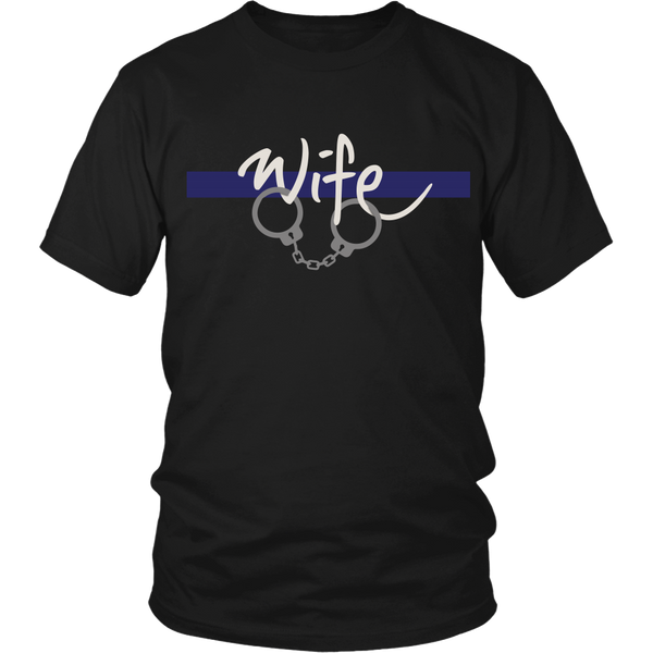 Police - Thin Blue Line Wife - Front Design