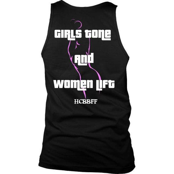 HCBBFF - (Outline) Girls Tone And Women Lift - Back Design