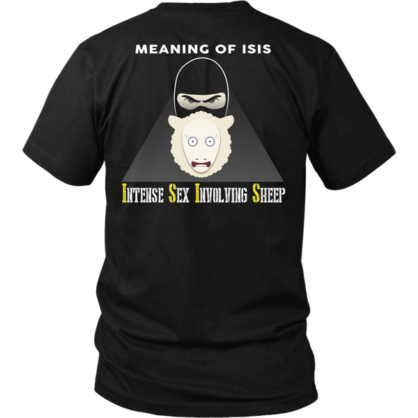 ISIS - Intense Sex inlvoving Sheep - Back Design