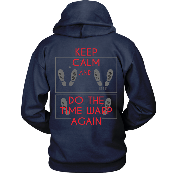 Rocky Horror - Keep Calm And do The Time Warp Again  - Back Design