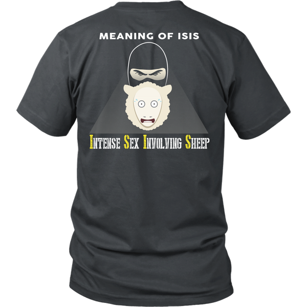 ISIS - Intense Sex inlvoving Sheep - Back Design