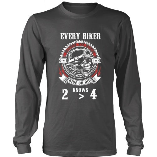 T-shirt - 2 Wheels Are Greater Than 4 - Front