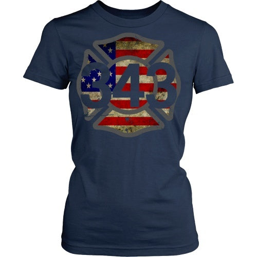 T-shirt - 343 Remembered - Front Design