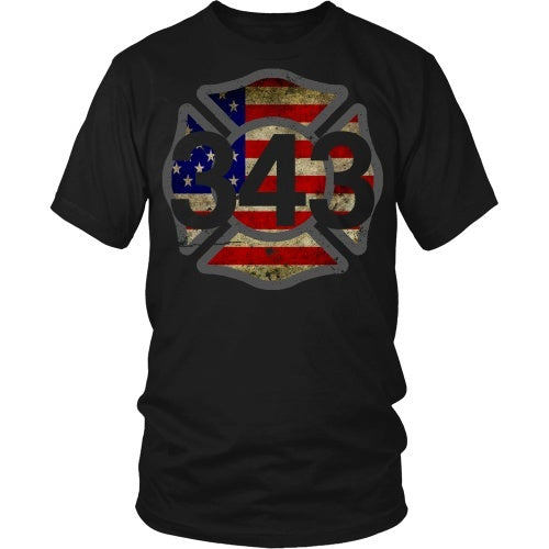 T-shirt - 343 Remembered - Front Design