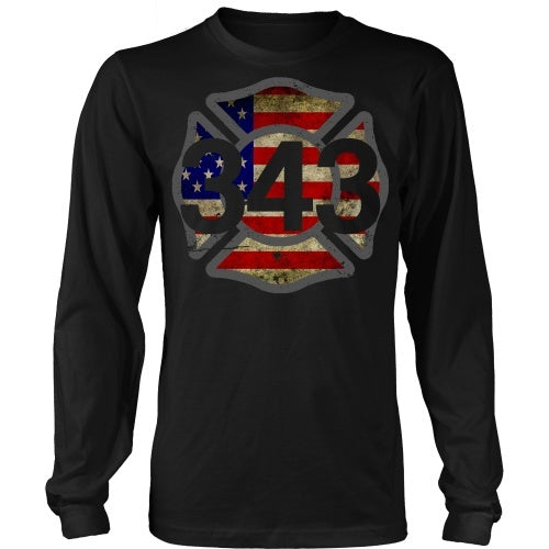 T-shirt - 343 Remembered - Front Design