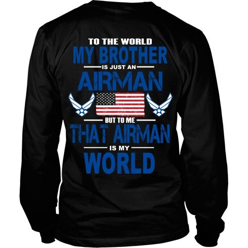 T-shirt - AIRFORCE - Brother Is My World - Back Design