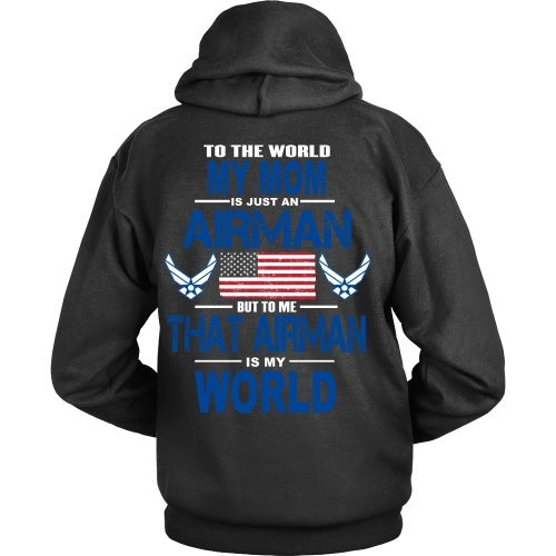 T-shirt - AIRFORCE - Mom Is My World - Back Design