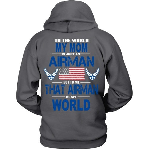 T-shirt - AIRFORCE - Mom Is My World - Back Design