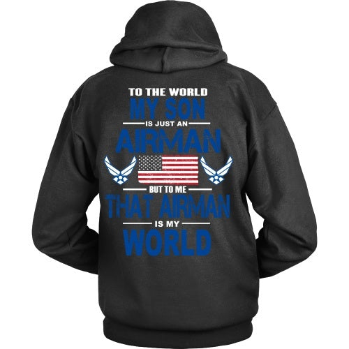 T-shirt - AIRFORCE - My Son Is My World - Back Design