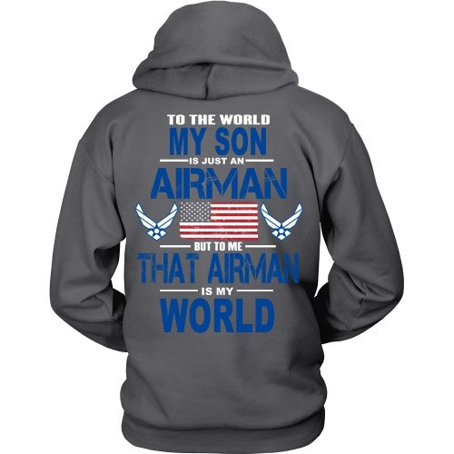 T-shirt - AIRFORCE - My Son Is My World - Back Design