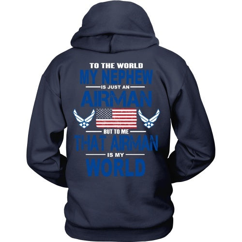 T-shirt - AIRFORCE - Nephew Is My World - Back Design