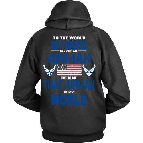 T-shirt - AIRFORCE - Niece Is My World - Back Design