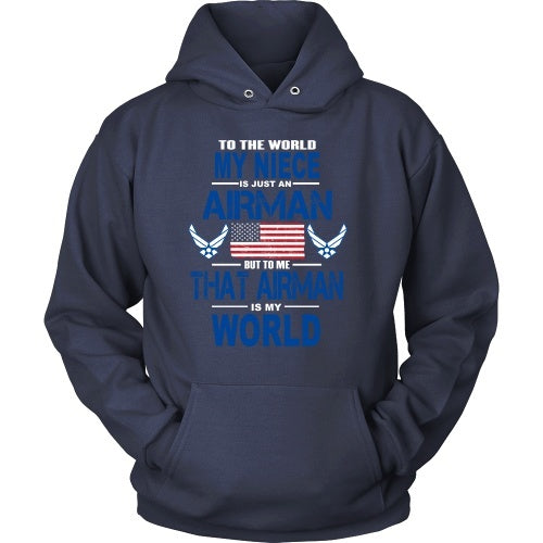 T-shirt - AIRFORCE - Niece Is My World - Front Design