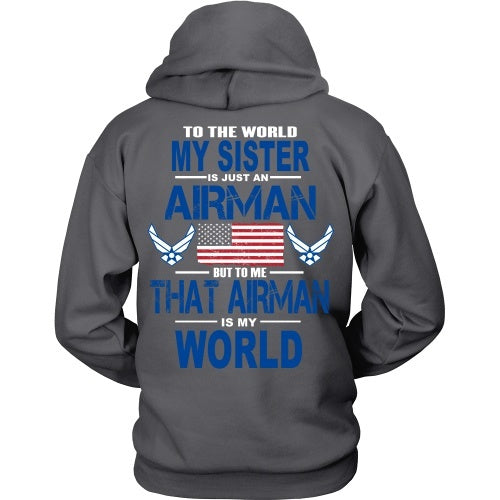 T-shirt - AIRFORCE - Sister Is My World - Back Design