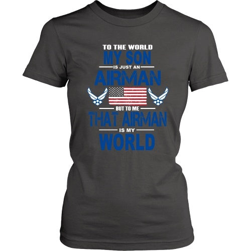 T-shirt - AIRFORCE - Son Is My World - Front Design