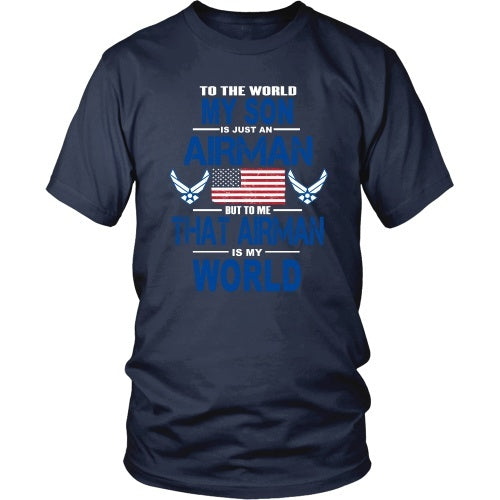 T-shirt - AIRFORCE - Son Is My World - Front Design