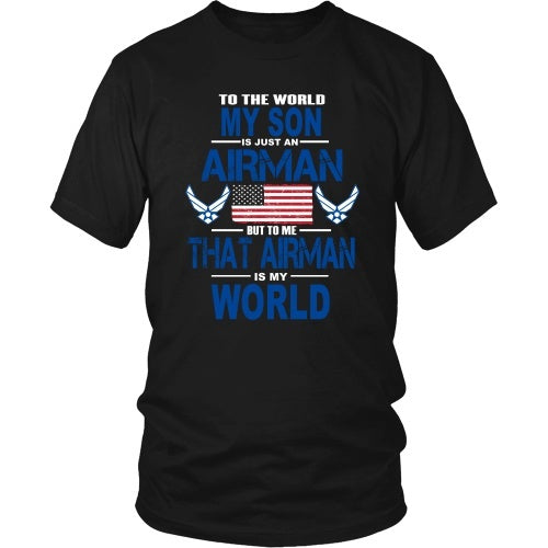 T-shirt - AIRFORCE - Son Is My World - Front Design