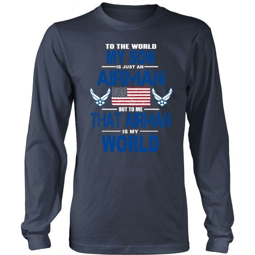 T-shirt - AIRFORCE - Son Is My World - Front Design