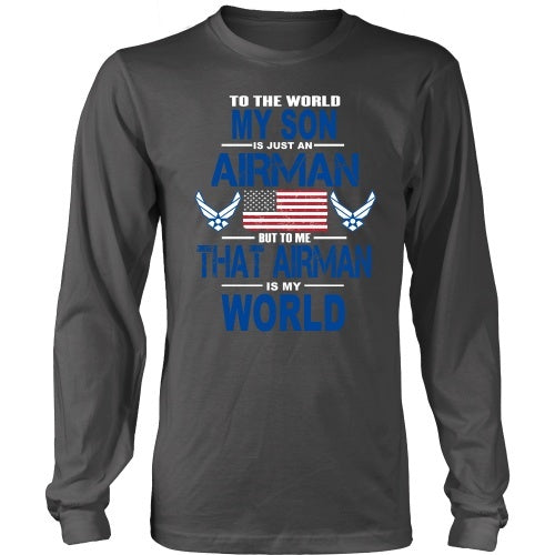 T-shirt - AIRFORCE - Son Is My World - Front Design