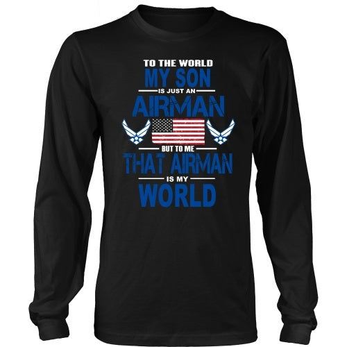 T-shirt - AIRFORCE - Son Is My World - Front Design