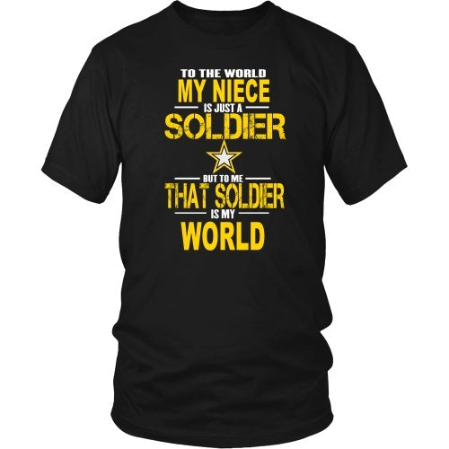 T-shirt - Army-To The World My Niece Is A Soldier