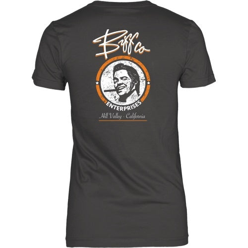 T-shirt - Back To The Future - Biff Co Enterprises Tee - Back Design