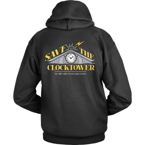 T-shirt - BACK TO THE FUTURE - Save The Clocktower Tee - Back Design