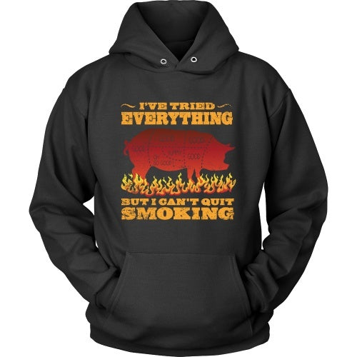 T-shirt - Barbeque - I Can't Quit Smoking - Front