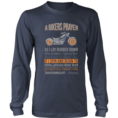 T-shirt - Bikers Prayer - Front Design