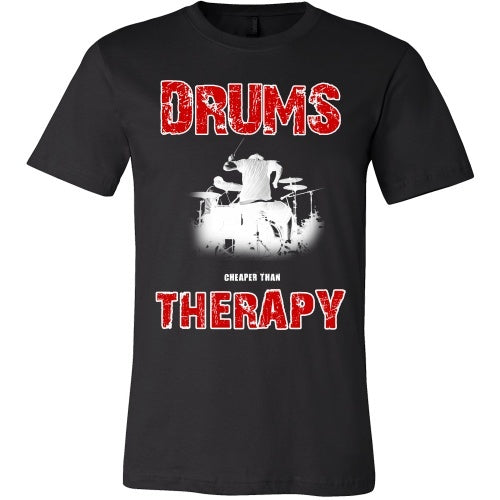 T-shirt - Drums - Better Than Therapy-Front