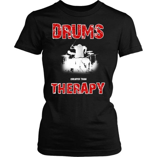 T-shirt - Drums - Better Than Therapy-Front