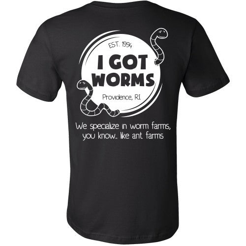 T-shirt - Dumb And Dumber - I Got Worms Tee Shirt - Back