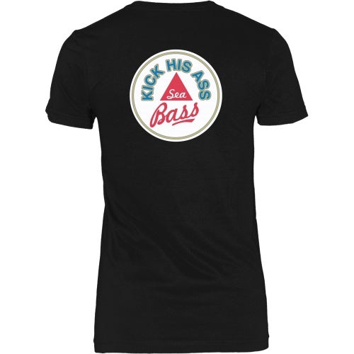 T-shirt - Dumb And Dumber - Kick His Ass Sea Bass - Back Design