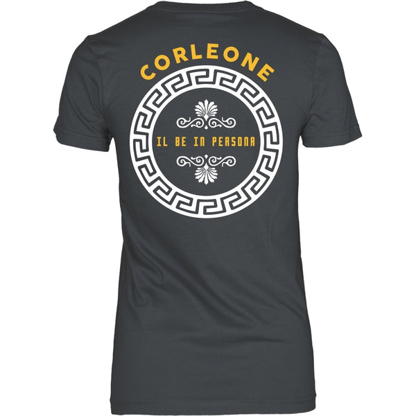 T-shirt - Godfather - Corleone "Il Be InPersona"  Back Design