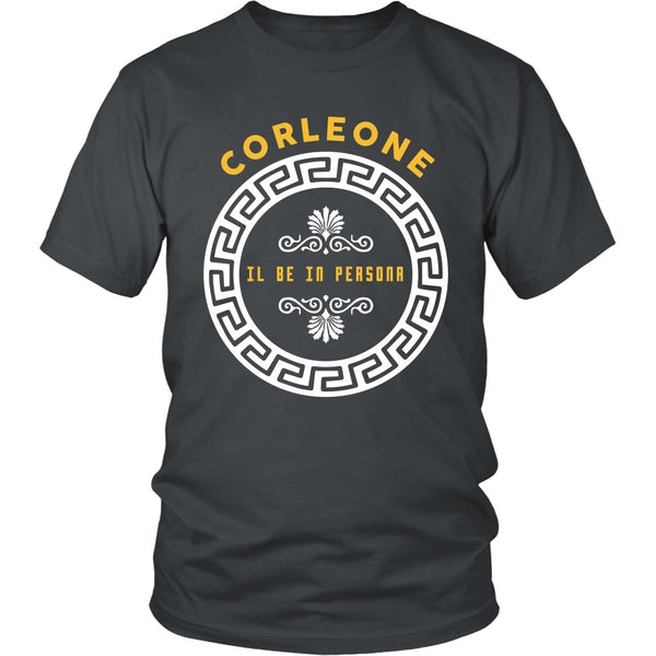 T-shirt - Godfather - Corleone "Il Be InPersona" - Front Design