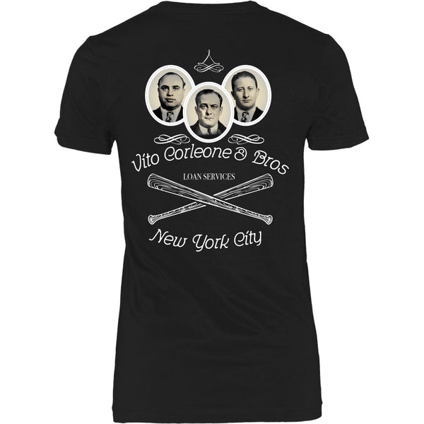 T-shirt - Godfather - Vito Corleone And Bros Loan Services - Back Design