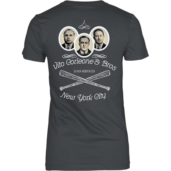 T-shirt - Godfather - Vito Corleone And Bros Loan Services - Back Design