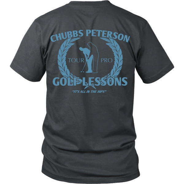 T-shirt - Happy Gilmore - Chubbs Peterson Golf School Tee - Back Design