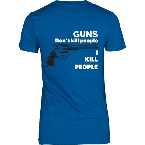 T-shirt - Happy Gilmore: Guns Don't Kill People, I Kill People - Back