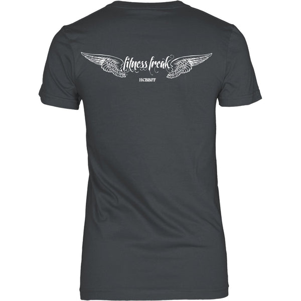 T-shirt - HCBBFF - Fitness Freak Wings (A) - Back Design