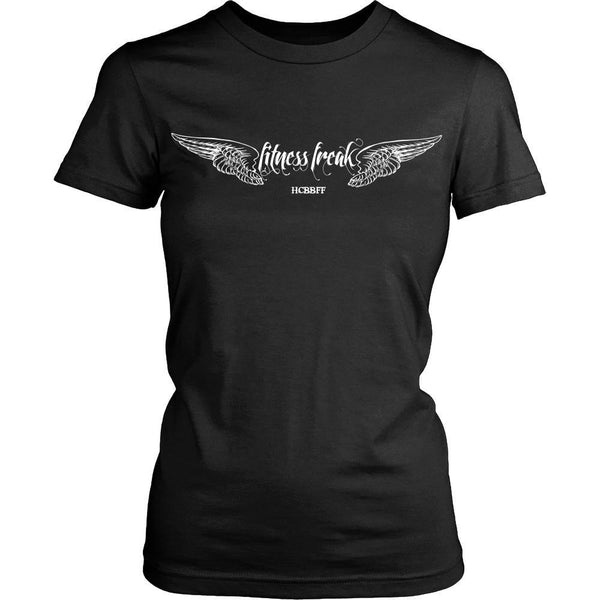 T-shirt - HCBBFF - Fitness Freak Wings (A) - Front Design
