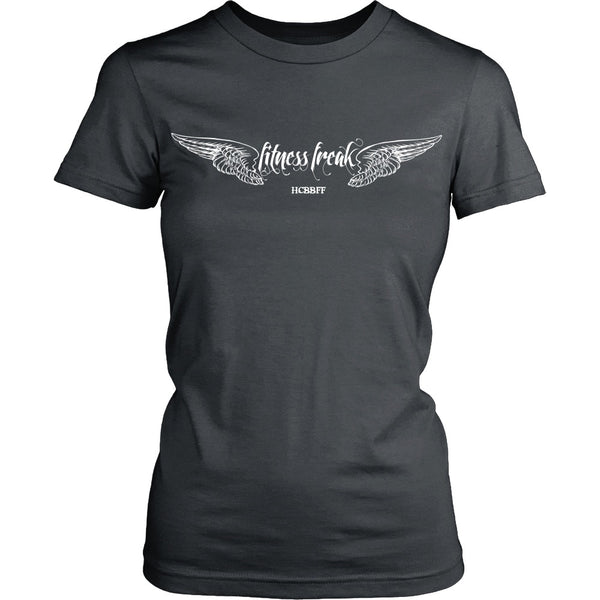 T-shirt - HCBBFF - Fitness Freak Wings (A) - Front Design