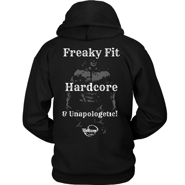 T-shirt - HCBBFF - Freaky Fit, Hardcaore, And Unapologetic - Back Design